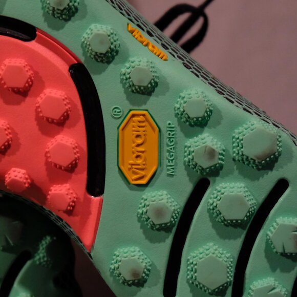 UA HOVR Ridge Trek Trail Running Shoes Mens Under Armour Vibram Black Green - Picture 7 of 7